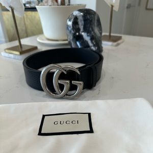 Gucci GG Marmont Belt- Black